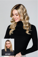 Load image into Gallery viewer, Jon Renau | Top Coverage Wavy 18&quot; | Lace Front Synthetic Hair Topper (Mono Top)
