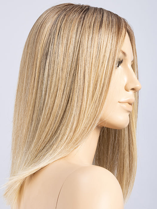 SANDY BLONDE ROOTED 16.22.20 | Medium Honey Blonde, Light Ash Blonde, and Lightest Reddish Brown Blend with Dark Roots