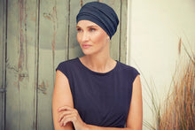 Load image into Gallery viewer, Christine Headwear Nomi Turban in Black Iris
