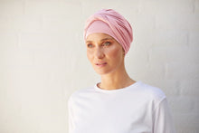 Load image into Gallery viewer, Christine Headwear Shakti Turban in Patchwork Leo 
