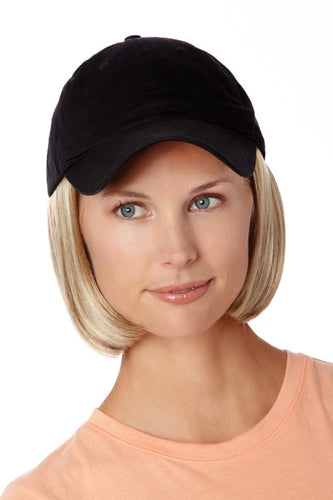 Henry Margu Shorty Black Cap in 14H - Dark blonde with light wheat blonde highlights