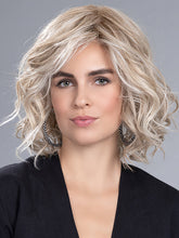 Load image into Gallery viewer, LOVELY by ELLEN WILLE in CHAMPAGNE ROOTED 16.25.24 | Medium Blonde and Lightest Ash Blonde blend with Lightest Golden Blonde and Shaded Roots
