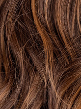 Load image into Gallery viewer, CHOCOLATE ROOTED 830.6.27 | Dark/Medium Brown blended with Light Auburn and Dark Strawberry Blonde with Shaded Roots
