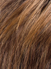 Load image into Gallery viewer, ELAN by ELLEN WILLE in CHOCOLATE ROOTED 830.27.33 | Medium Brown, Light Auburn, Dark Strawberry Blonde, and Dark Auburn blend with Dark Shaded Roots
