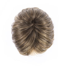 Load image into Gallery viewer, BERNSTEIN SHADED 12.26.19 | Light Brown base with subtle Light Honey Blonde and Light Butterscotch Blonde highlights and Dark Roots
