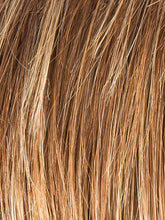 Load image into Gallery viewer, TOBACCO ROOTED 27.830.19 | Medium Brown base with Light Golden Blonde Highlights and Light Auburn Lowlights and Dark Roots
