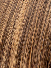 Load image into Gallery viewer, CHOCOLATE ROOTED 830.6 | Medium Brown Blended with Light Auburn, Dark Brown and Dark Strawberry Blonde with Dark Shaded Roots
