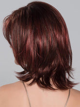 Load image into Gallery viewer, CASINO MORE by ELLEN WILLE in FLAME ROOTED 132.133.6 | Granat Red and Red Violet with Dark Brown Blend and Shaded Roots
