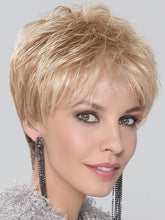 Load image into Gallery viewer, With a lace front hairline and the soft pieced out bangs, you have a natural look
